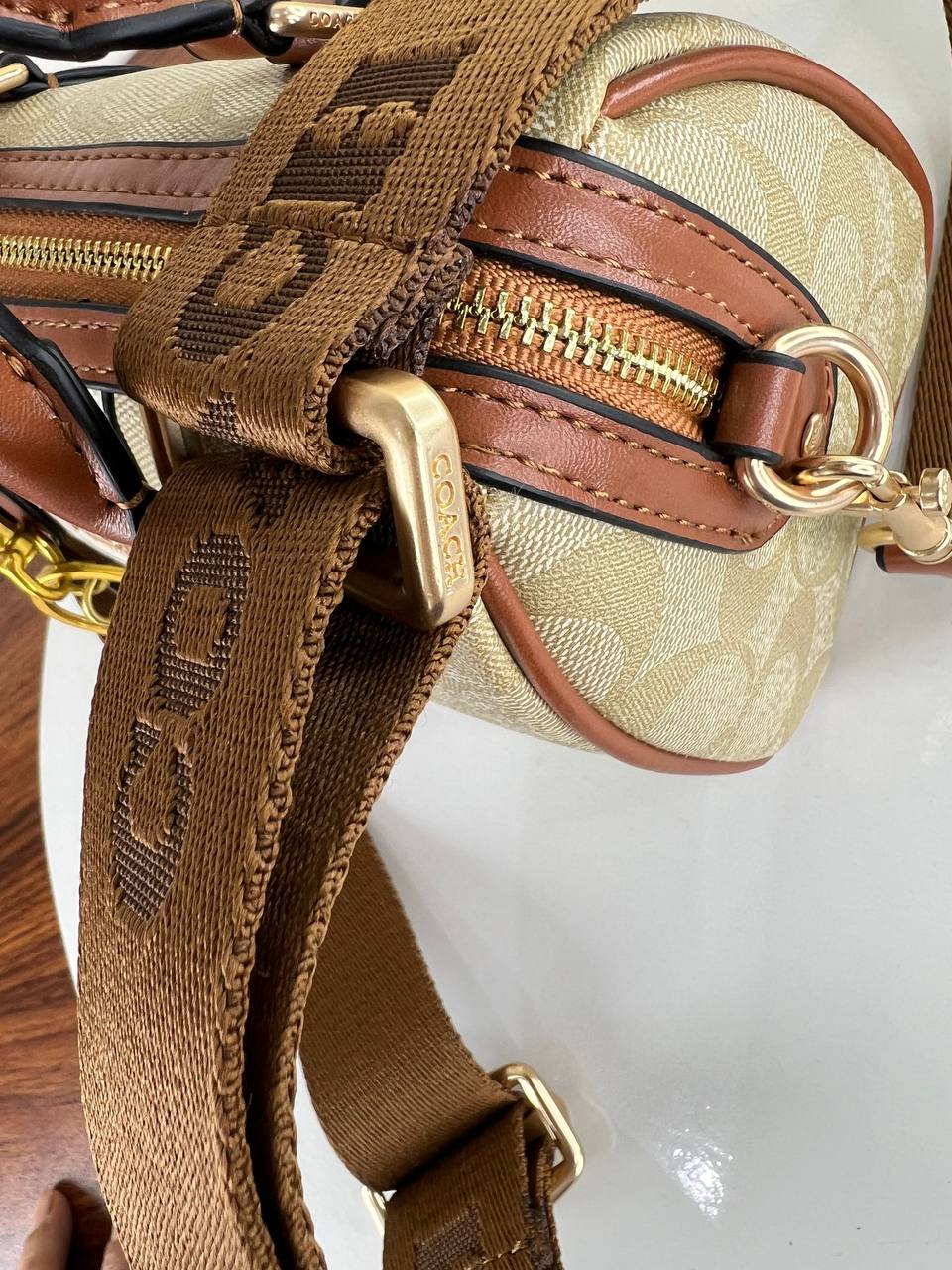 Coach Tote Bag With Cherry Charm