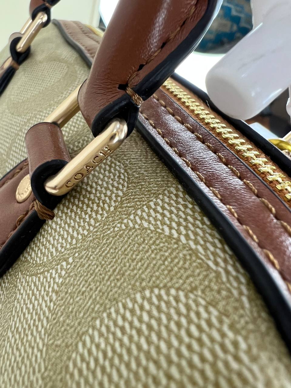 Coach Tote Bag With Cherry Charm