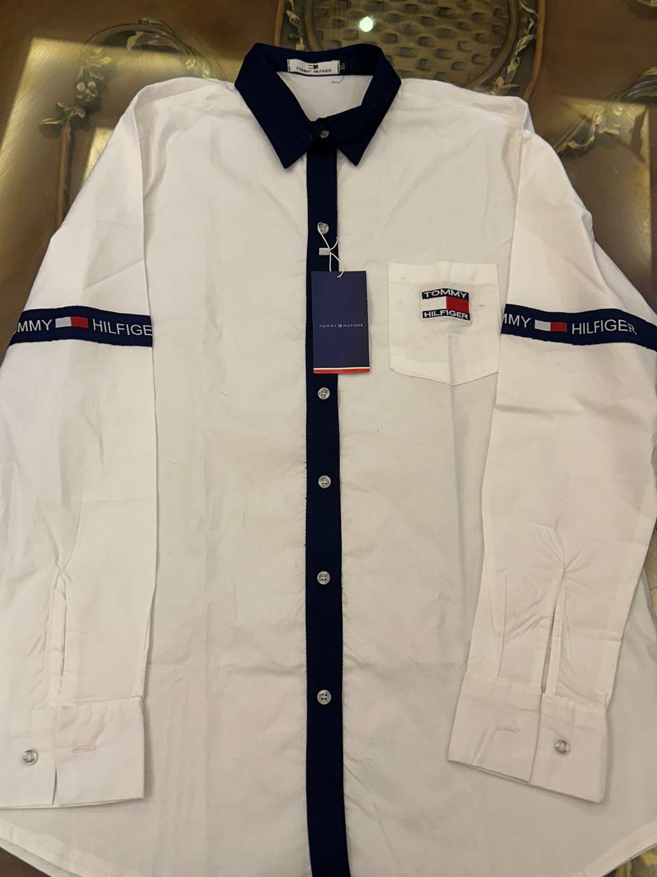 Tommy Hilfiger Logo Tape Relaxed Fit Shirt