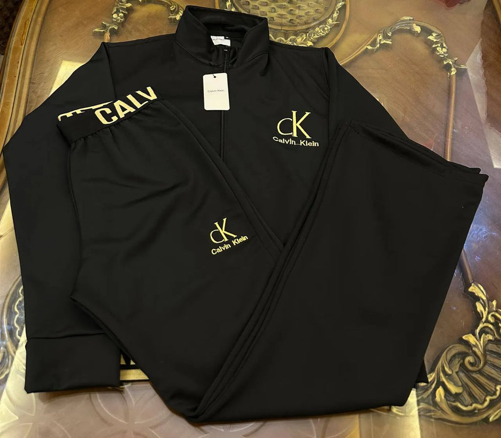Calvin Klein Gold Logo Tracksuit Set