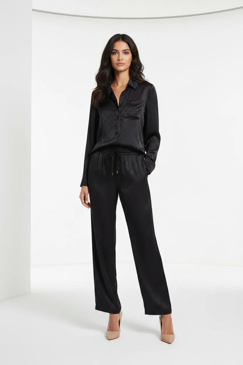 Gucci GG Monogram Satin Silk Co-ord Set