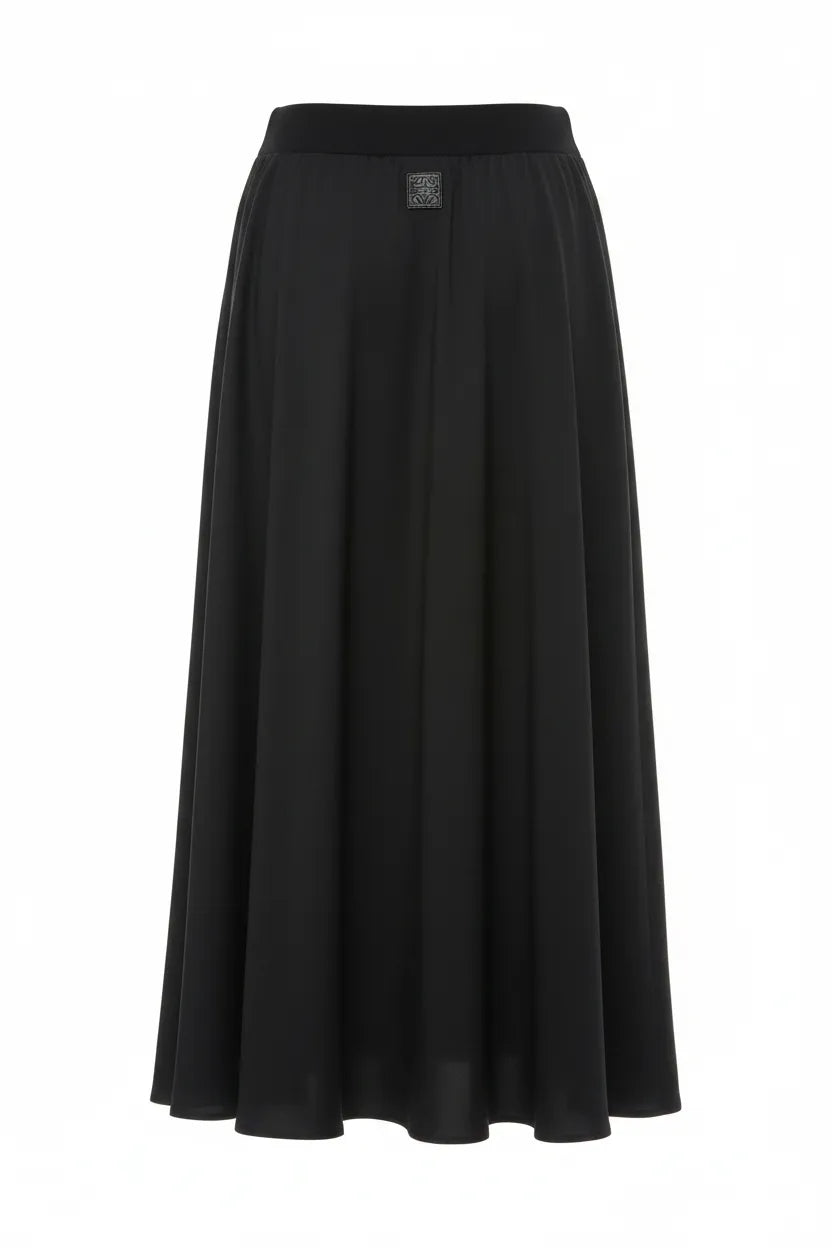 Black skirt on a white background
