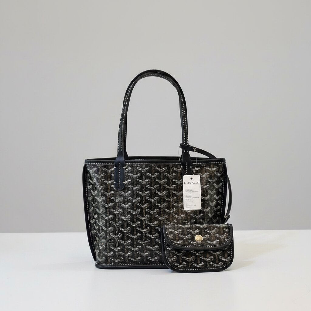 Goyard Double Face Tote Bag with Mini Pouch