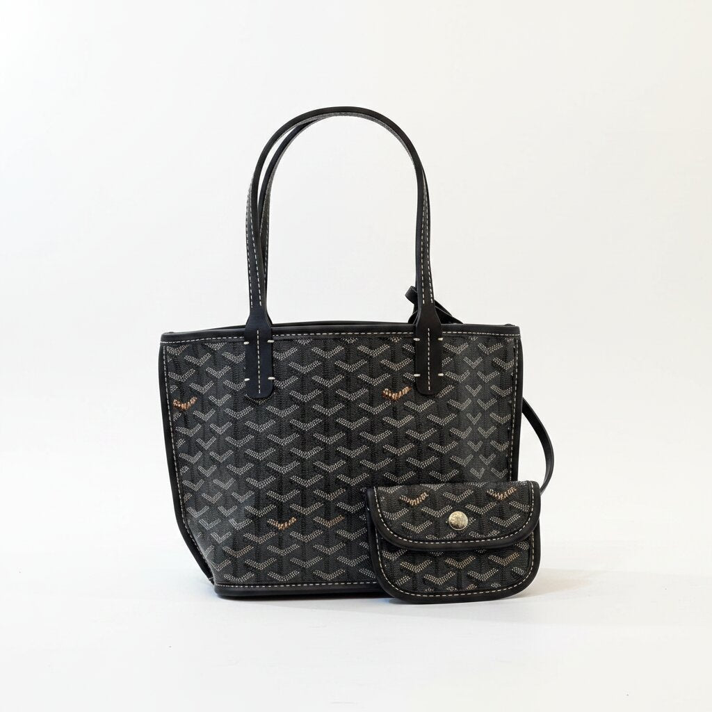 goyard-black-tote size 21↕️ X 28↔️