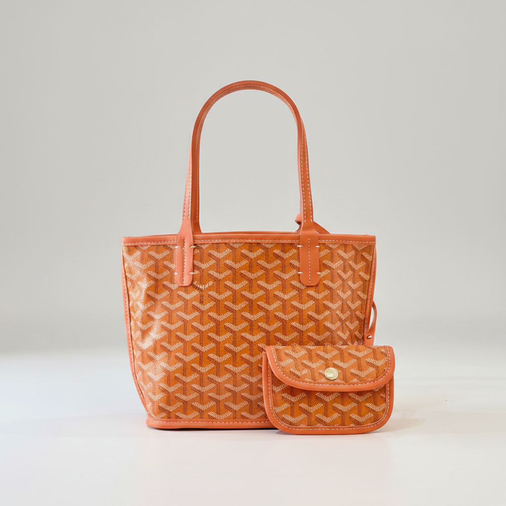 Goyard Double Face Tote Bag with Mini Pouch