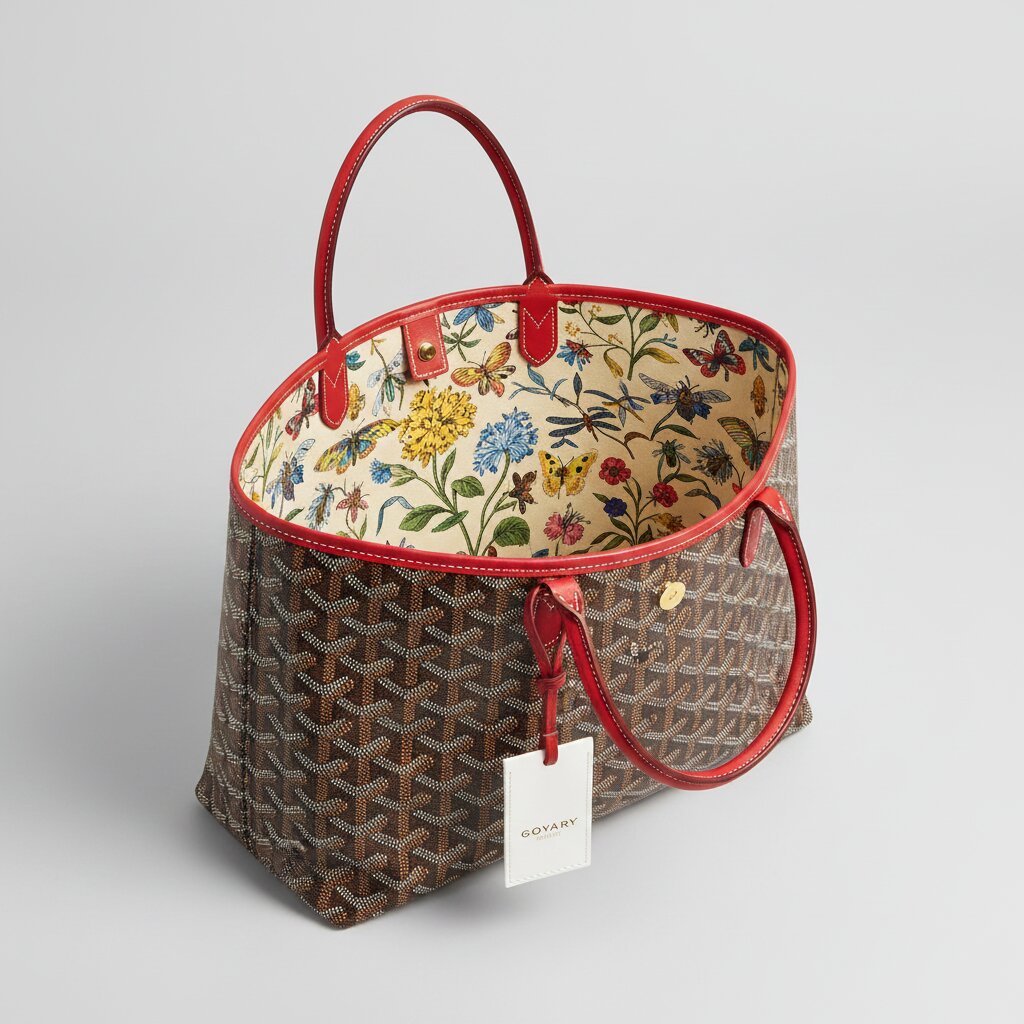 Goyard Saint Louis Tote Bag with Detachable Mini Pouch