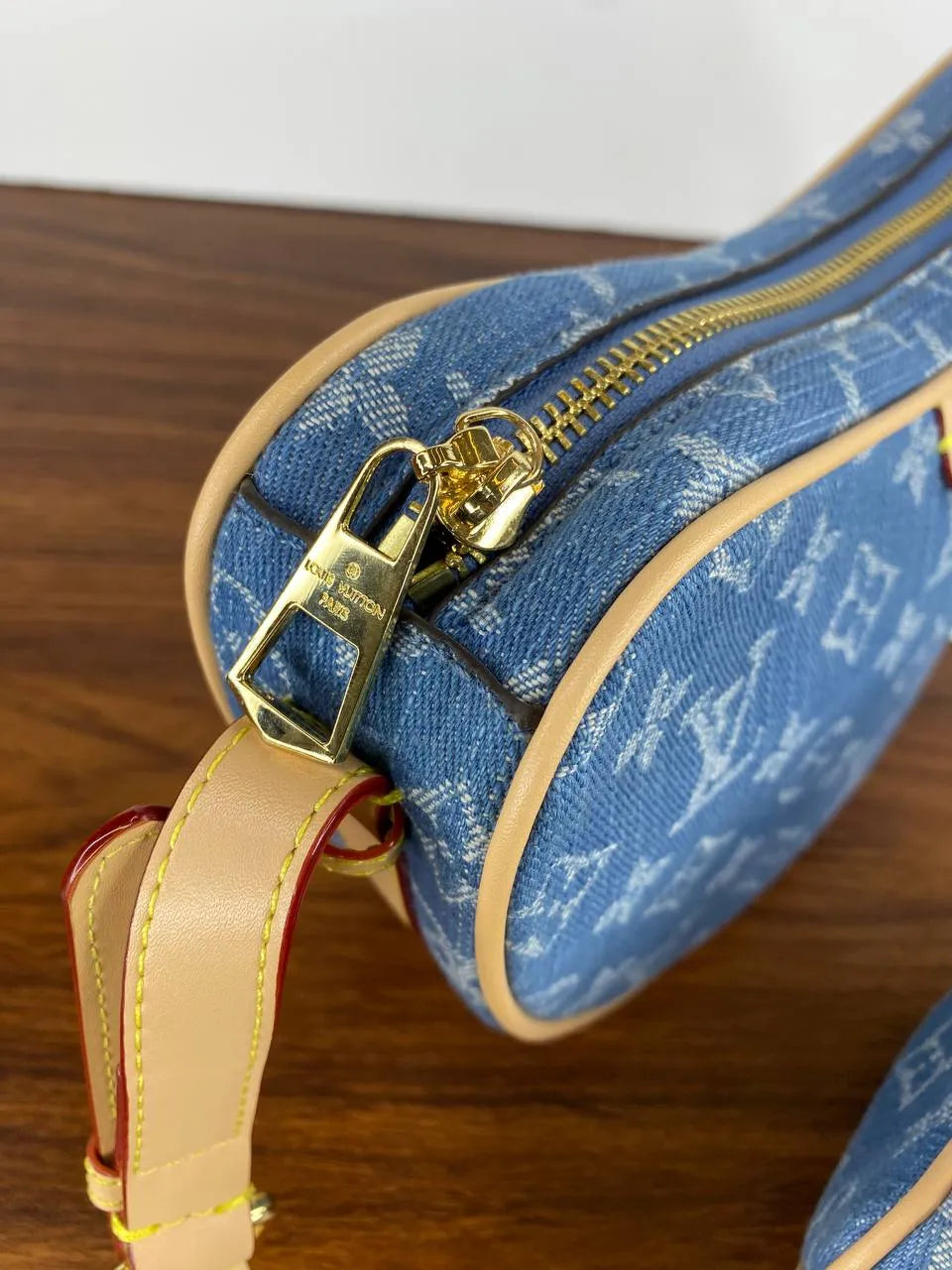 Luxury Monogram Hobo Shoulder Bag Set with Matching Pouch