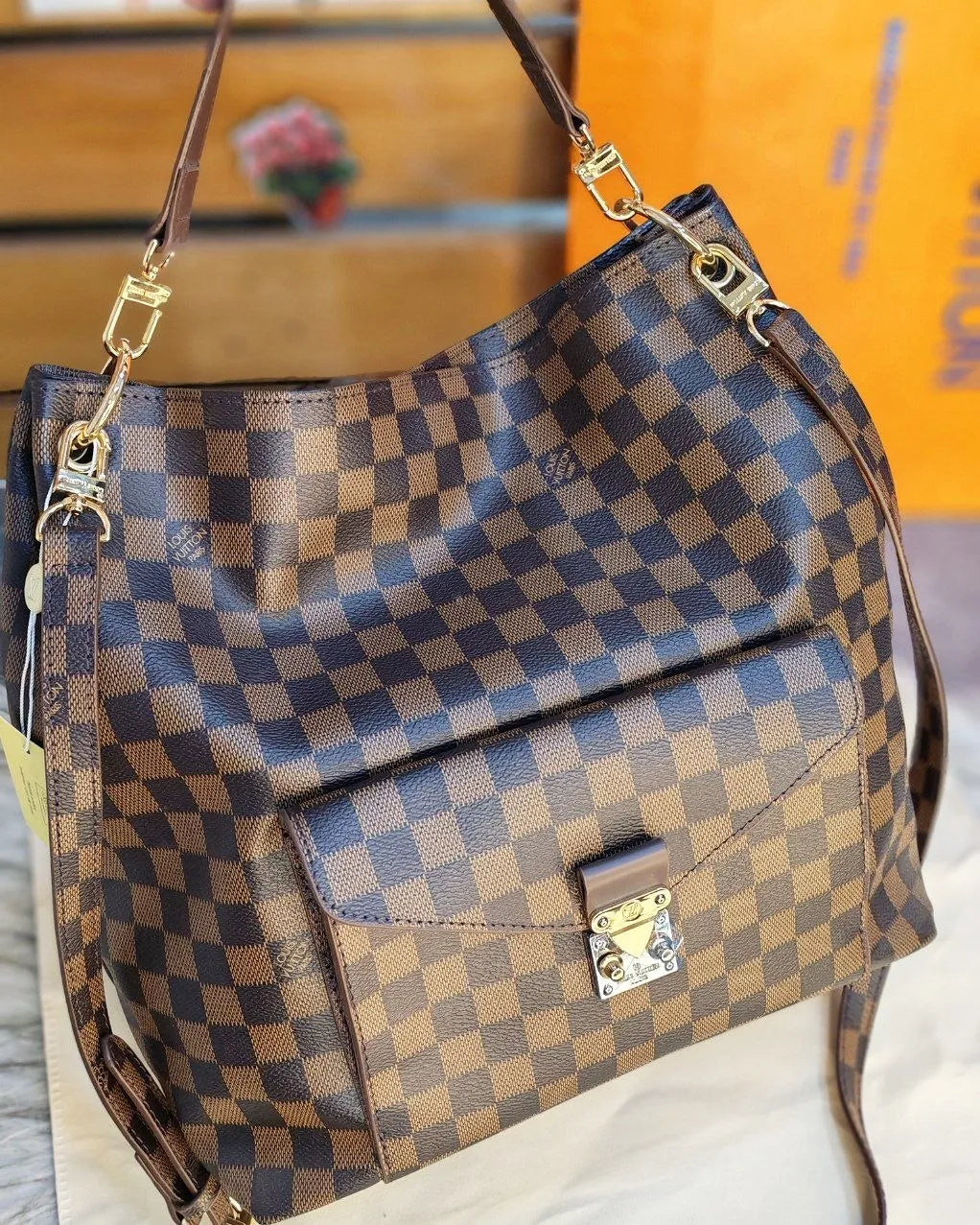 Louis Vuitton Monogram Graceful MM Hobo Bag
