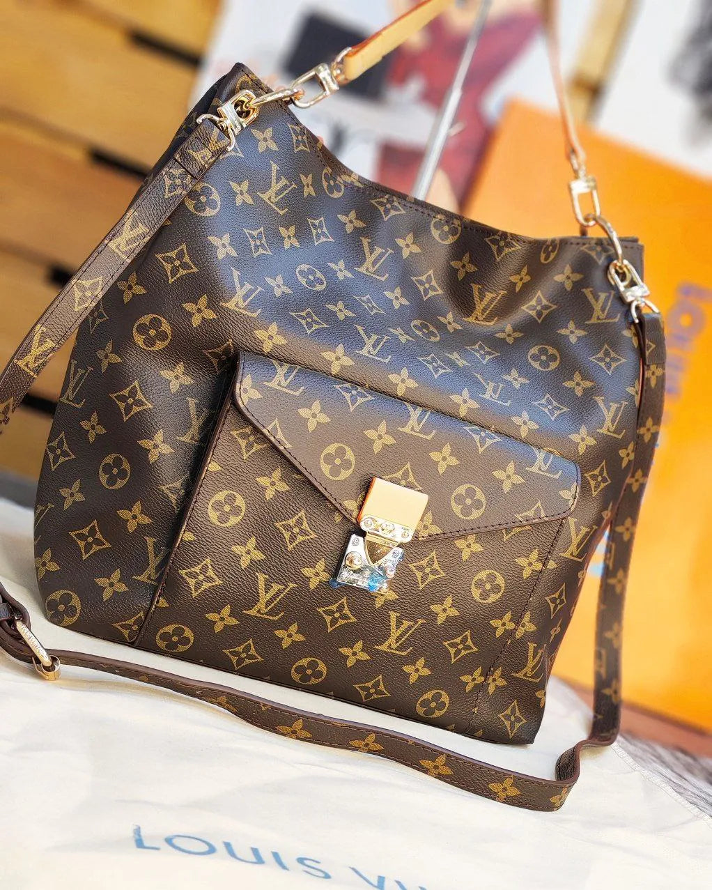 Louis Vuitton Monogram Graceful MM Hobo Bag