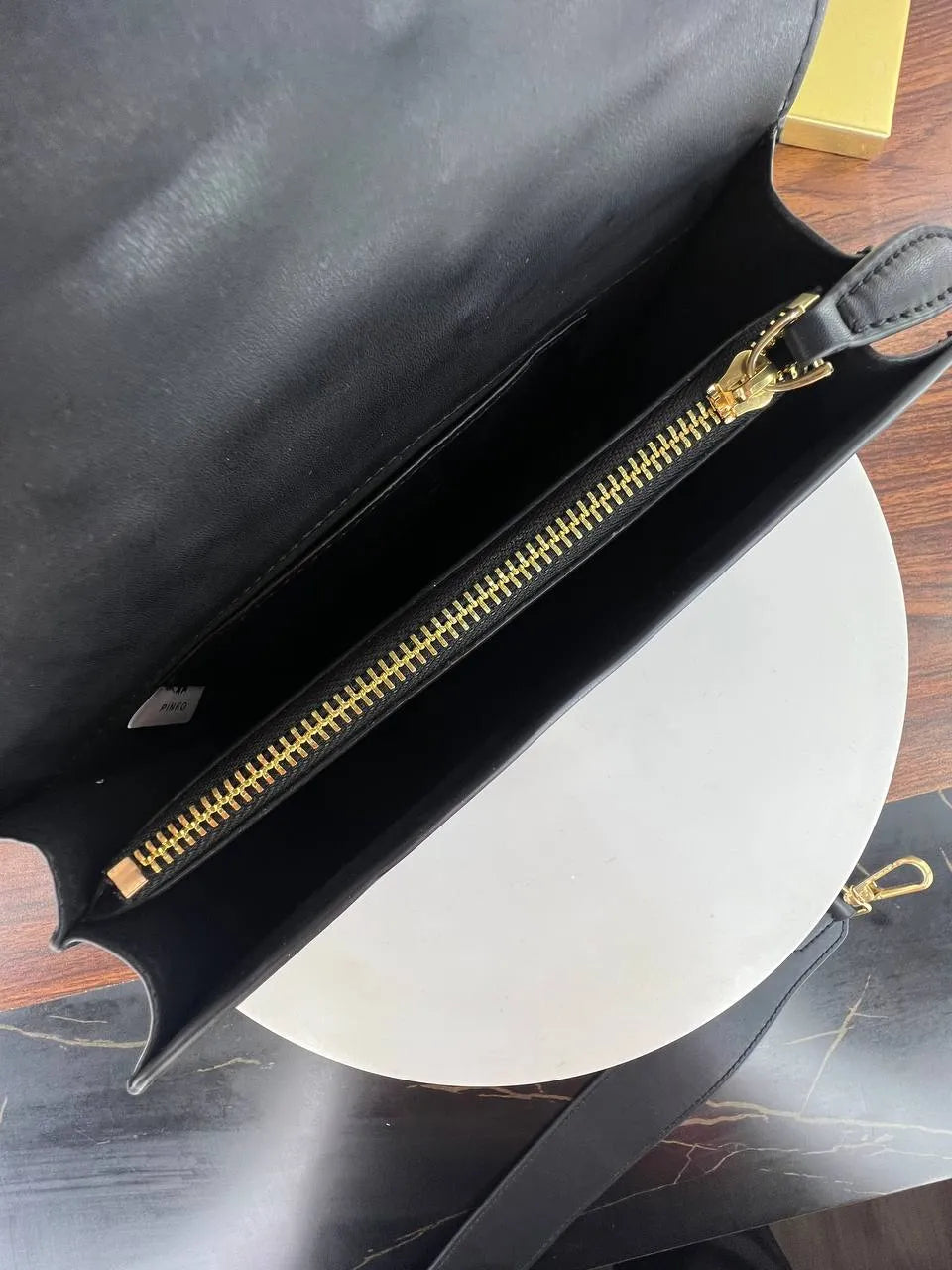Pinko Love Birds Badges Shoulder Bag
