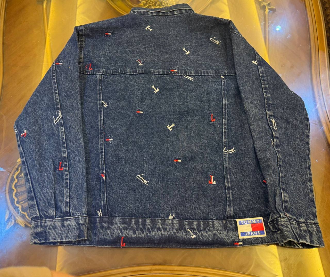 Tommy Jeans All-Over Embroidery Denim Jacket