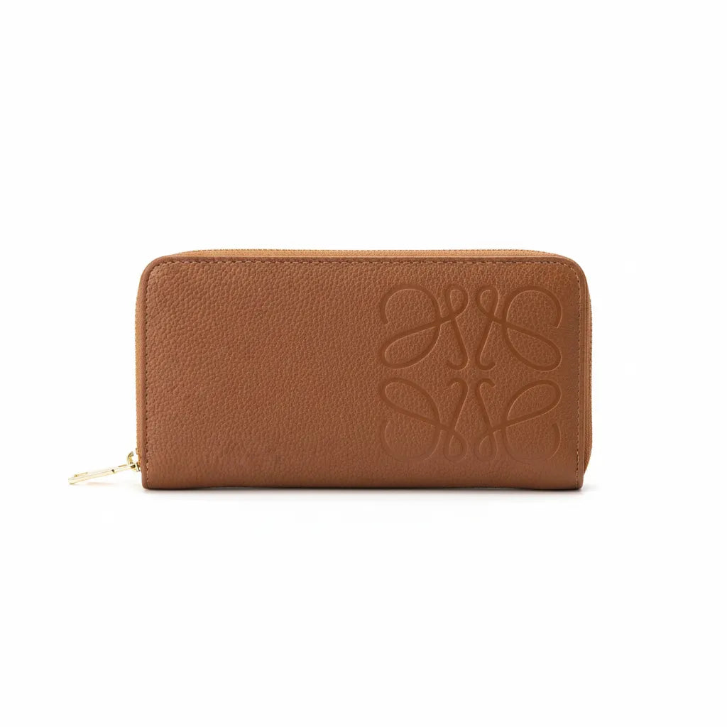 Loewe Anagram Embossed Zip Around Wallet