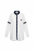 Tommy Hilfiger Women's Relaxed Fit Shirt - Ghost Mannequin